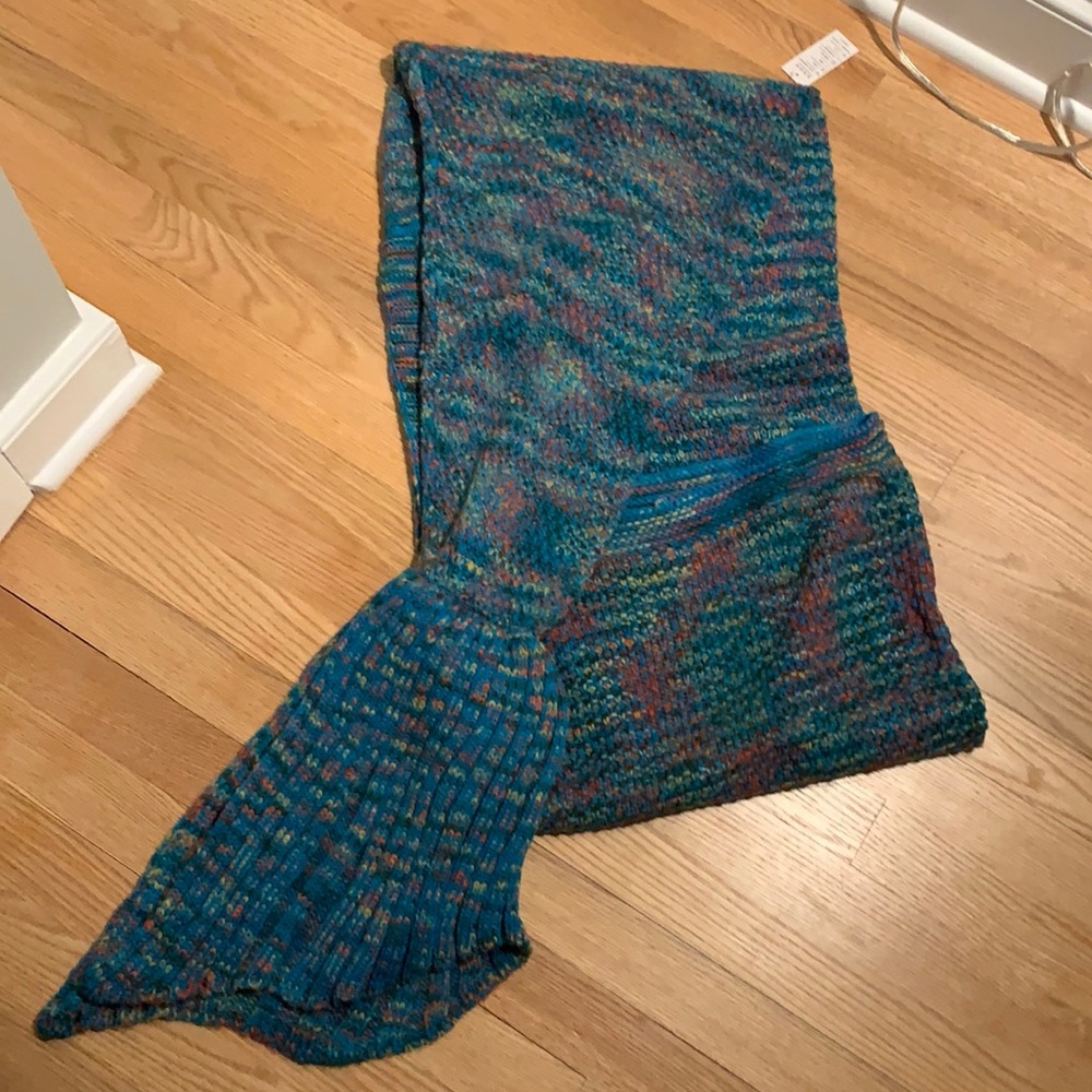 Mermaid knit Blanket